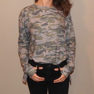 Philosophy camo print sweater